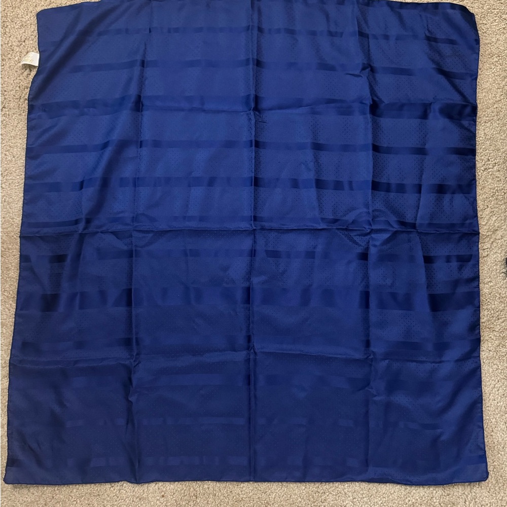 Berkshire Silken Polyester Scarf in Deep Navy